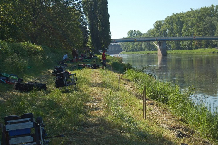 Pohled na trať Poděbrady