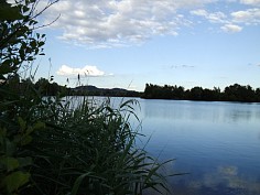 Pohled na ostrov od břehu